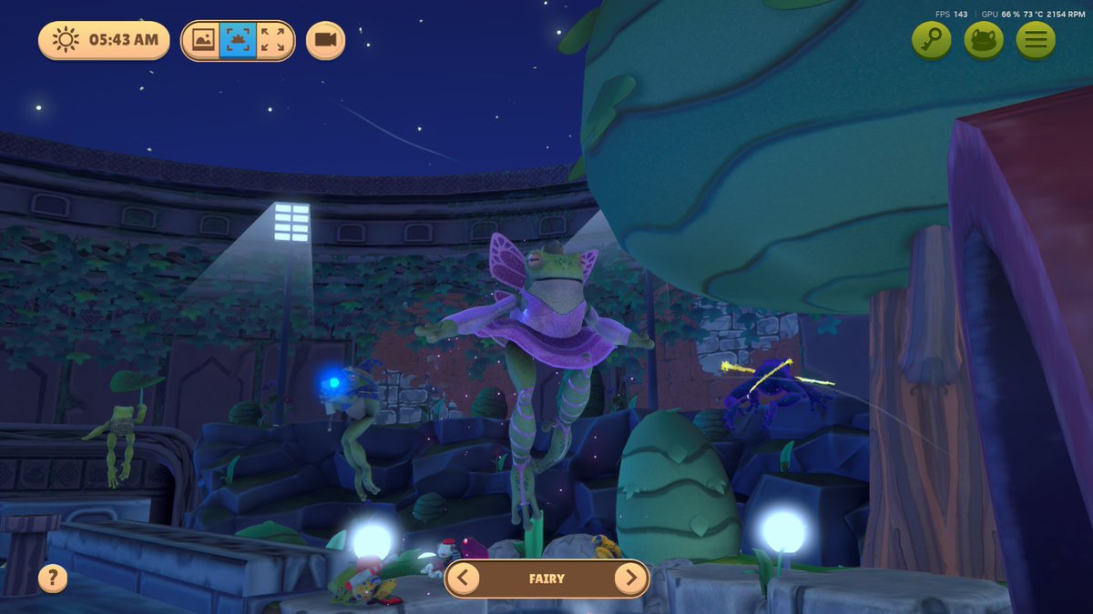 frogpondsim's tweet photo. Our little cozy game is so close to release and we're so excited. 🎉 We've had to face many challenges but that didn't stop us, so here we are, almost 2 years into development.

Frog Pond Simulator is coming to Steam on the 24th of September! https://t.co/fQcJLQSRvh