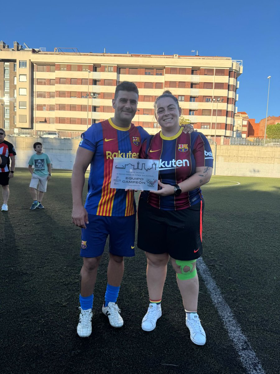 FCBPenyes's tweet photo. 🏆 Nuevamente, la @PenyaPalentina se ha proclamado ganadora del torneo de peñas organizado con motivo de las fiestas de su localidad.

Sus rivales fueron las peñas del Betis, del Athletic Club y de la Real Sociedad.

👏 ¡Felicidades, campeones! https://t.co/HV33kmGFDl