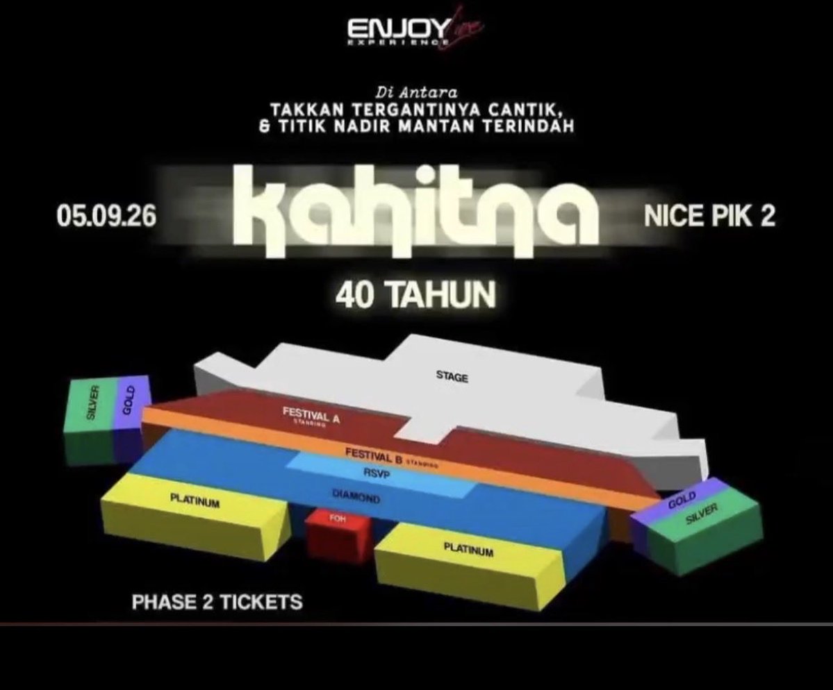 ijunejun's tweet photo. #WTS PRICE UPDATE KONSER KAHITNA 40 TAHUN‼️💸

3 TIKET FESTIVAL B UNDERPRICE (800k / TIKET) 

💌 Bagi yang minatt langsung dm aku yaah‼️ boleh negoo tipis2, gajadi nonton krn ada acara keluarga yang tdk bisa diunduurr🥺💔
#Kahitna #zonauang #zonajajan https://t.co/2ccCLV9euP