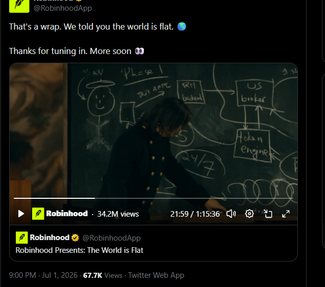 09j8wu346bg2's tweet photo. This is ripping on sol even tho it was posted by an irrelevant company. 

Theres a stickman on robinhood site that was literally drawn by Vlad himself 
https://t.co/y0B5PuxUHB
Its at 21:59 

NEVER RAN ON PONS https://t.co/dLx6F4sR3I