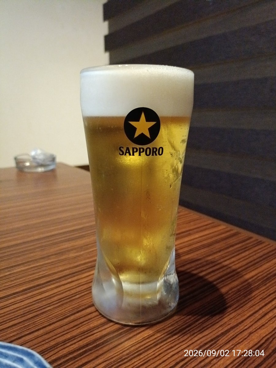 beverage_diary_'s tweet photo. ◆2026年09月02日（水曜日）
サッポロビール
黒ラベル
これしかないので。
#黒ラベル https://t.co/nOsP9IiSB3