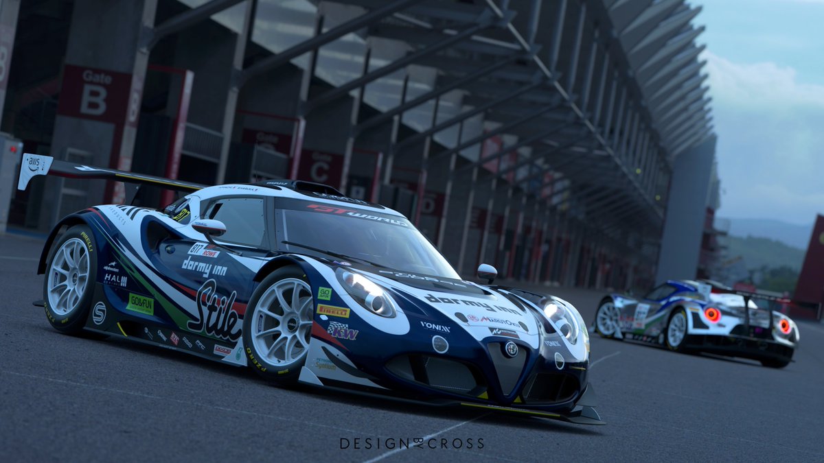 24HuresdeLoL's tweet photo. #GranTurismo 
#GT7 
#liverydesign 
#designbycross

Stile Sorse Alfa Romeo 4C GTWC Asia and GTWC/IGTC GTWC Asia Drivers: 
Saiki Hakura 🇯🇵 
Hogai Machi 🇯🇵 
GTWC Endurance drivers: 
Saiki Hakura 🇯🇵 
Alex Qiu-Zhang 🇸🇬 
Cara van der Black 🇳🇿 https://t.co/EWR5tZxbTb