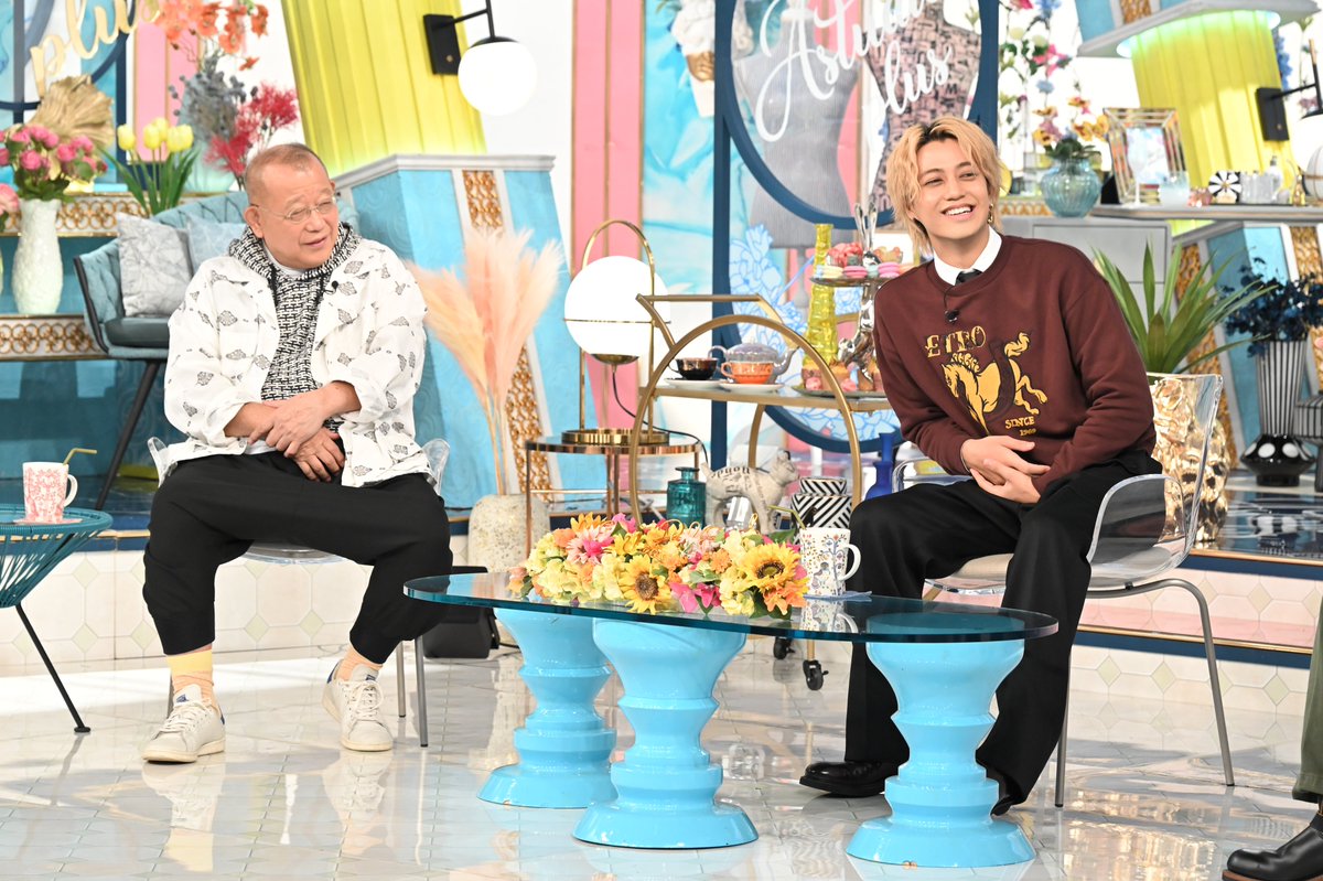 oricon's tweet photo. 📺️今夜の『A-Studio＋』
⠀
King＆Prince・髙橋海人
永瀬廉との関係性を語る👑

互いのリスペクトを感じさせるエピソードも！
「真逆の感性を持っているから楽しい」
⠀
藤ヶ谷太輔は高校時代の先輩・大朏岳優を取材
髙橋の甘え上手な一面が明らかに✨️
https://t.co/q1RIGwKeMH
⠀
#Aスタプラス https://t.co/4aubJOrrUh