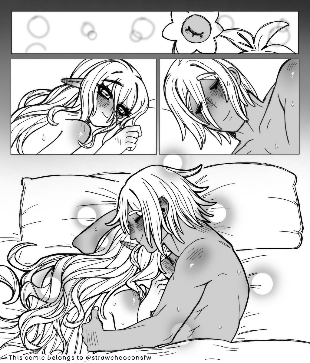 strawchooconsfw's tweet photo. Purelily comic (+18) 🍦 ⚜️ 
Pag (8 - 9)
#cookiecum https://t.co/PtugLndSD2