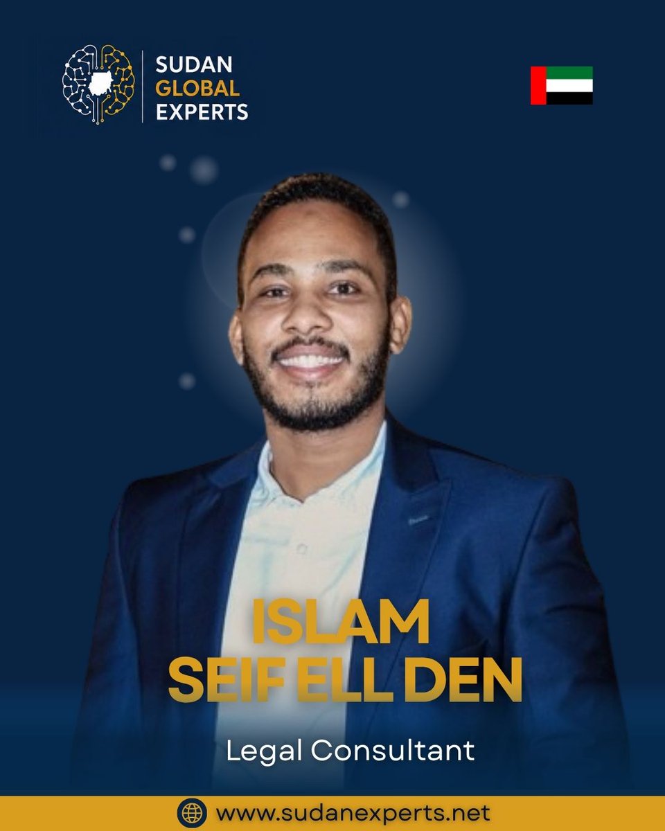 SudanExperts's tweet photo. تعرفوا على اسلام سيف الدين

 استطاع إسلام  بناء مسيرته المهنية متميزة كمستشار قانوني يمتلك خبرة واسعة في التعامل مع طيف متنوع من القضايا والمعاملات القانونية في دولة الإمارات العربية المتحدة.

للمزيد زوروا الموقع الإلكتروني 
#قصص_مهنية #السودان https://t.co/4UB0z1qv9Y