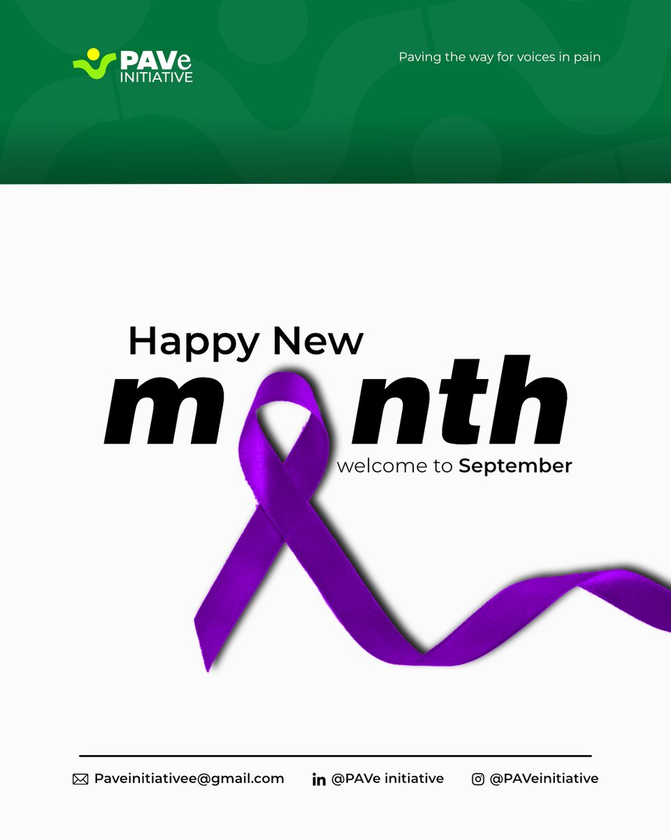 PAVeInitiativee's tweet photo. Happy New Month! 💚

Welcome to September — Chronic Pain Awareness Month.

This month, we’re making space for lived experiences, meaningful conversations, and voices that deserve to be heard.

Here’s to more understanding, support, and advocacy.

#paveinitiative #chronicpain https://t.co/qnm0jVTgMy