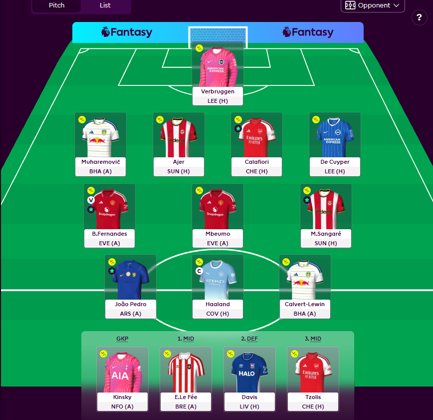 syednzrn's tweet photo. @Utd_rona help me, currently have 1 free transfer left. or should i just roll until next gameweek? https://t.co/em0erKYb4f