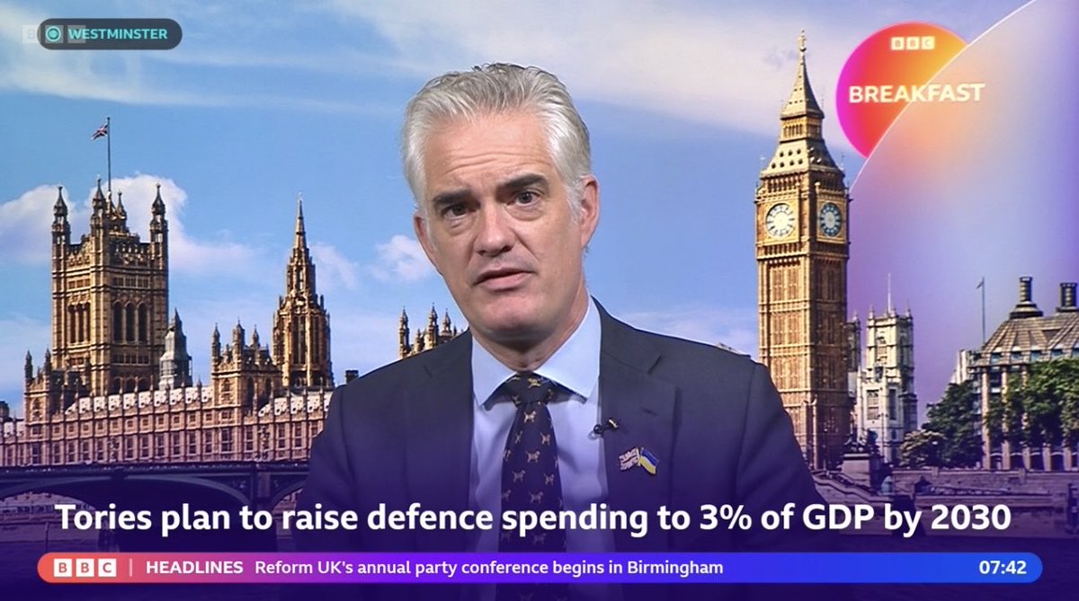 jcartlidgemp's tweet photo. Great to be on the media round this morning setting out our fully funded plan to spend 3% on Defence. https://t.co/9vuqmw65N0