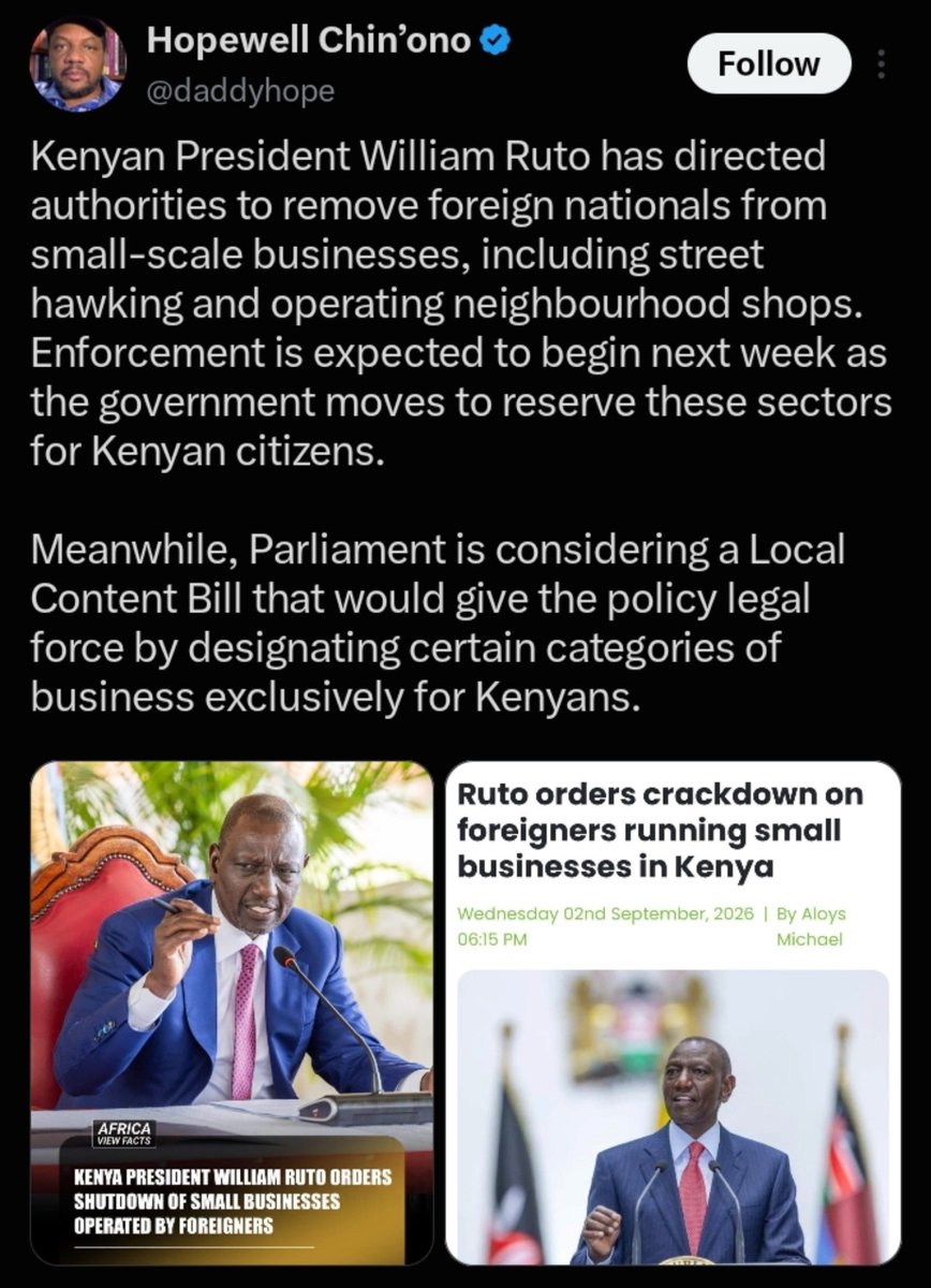 TwaRSA26's tweet photo. When South Africa does it, we are xenophobic. 🚮 https://t.co/WkiFPdwIEY