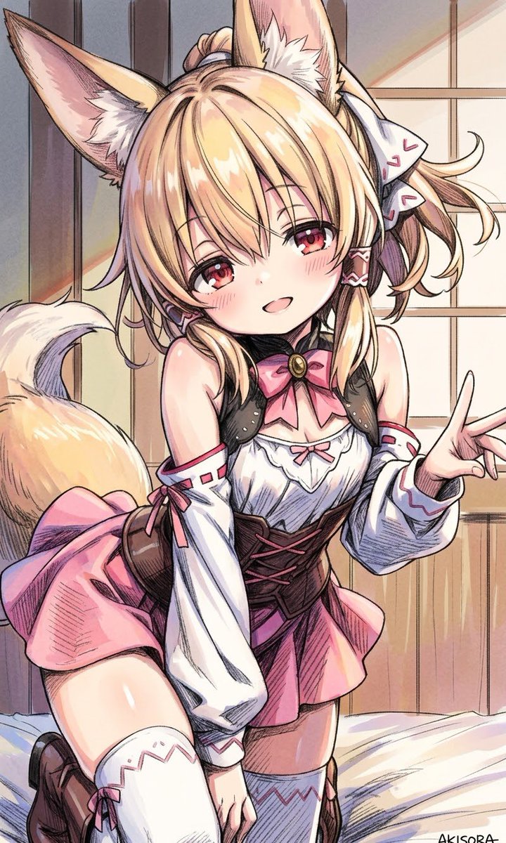 AKISORAIII's tweet photo. 精霊幻想記より「ラティーファ」
お兄ちゃん(お姉ちゃん)♡と、言って慕ってくれるケモミミの妹分が存在する異世界に、転生したいッ！( ´Д`)y━･~~ https://t.co/uOVP9yxneX