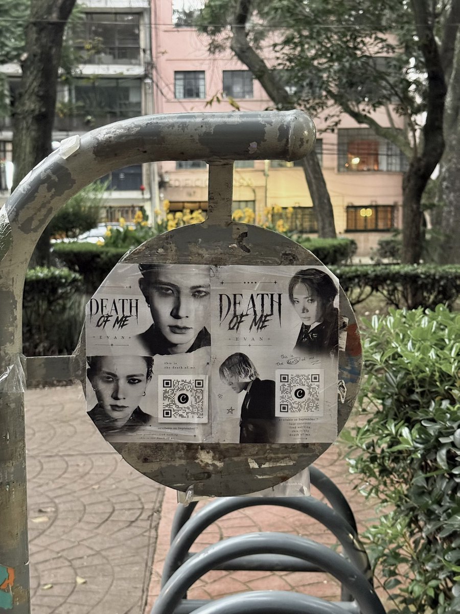 lettersevan's tweet photo. me and my friends made some ‘death of me’ flyers and went ahead and left them around in my city. this is for you evan! we love you so much and we are so ready to listen to your album! every effort matters for evan.

📍México City, Parque México.