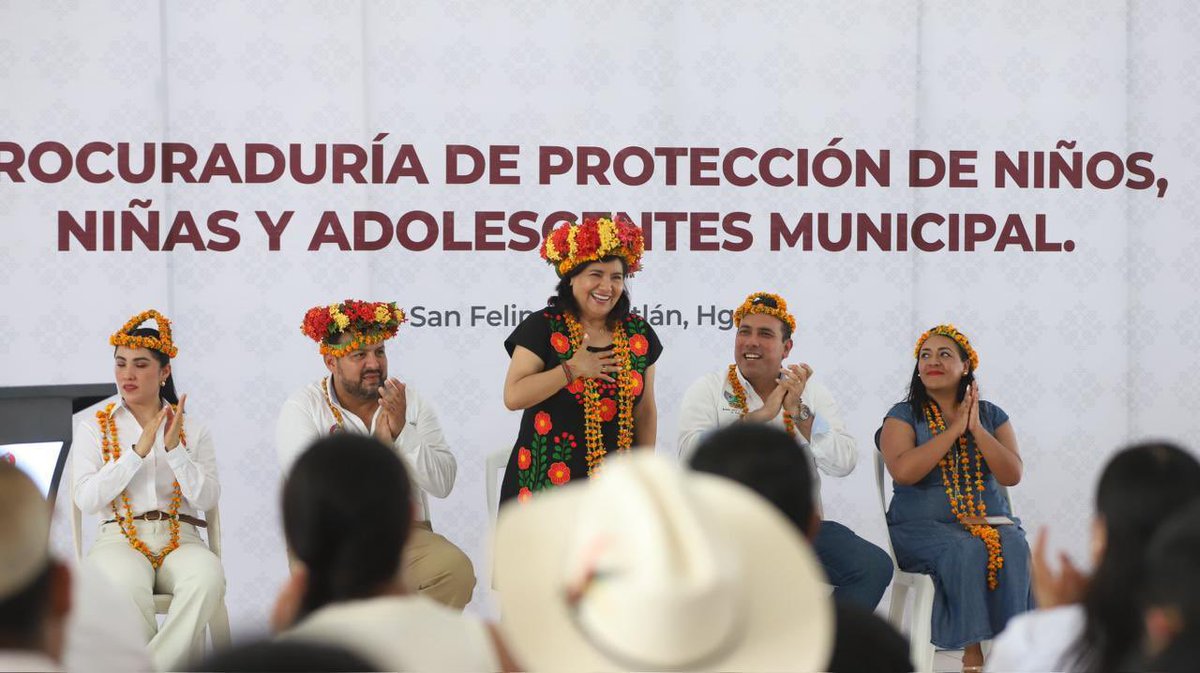 difhgo's tweet photo. Edda Vite, presidenta del Patronato, concluye su visita a San Felipe Orizatlán con la consolidación de la 32.ª Procuraduría de Protección de #NNA. https://t.co/3ty5HHwqAD