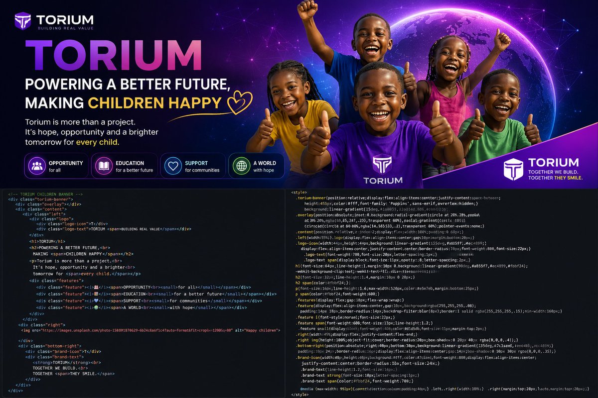 babsho405's tweet photo. The real power of Torium isn’t just the blockchain.

It’s the technology turning participation into a foundation for payments, verification, and real-world utility.

From community participation to a scalable Layer-1 ecosystem — Torium is building for what comes next. ⚡

#TORIUM https://t.co/KjzFFshBWT