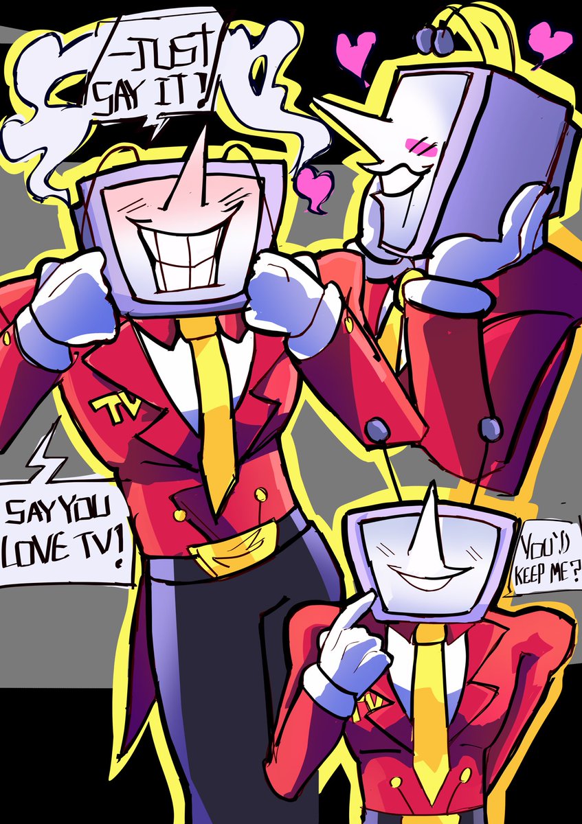 chriskchipz's tweet photo. This Tenna guy is fun to draw #Deltarune #Tenna https://t.co/msS3x2FkL2