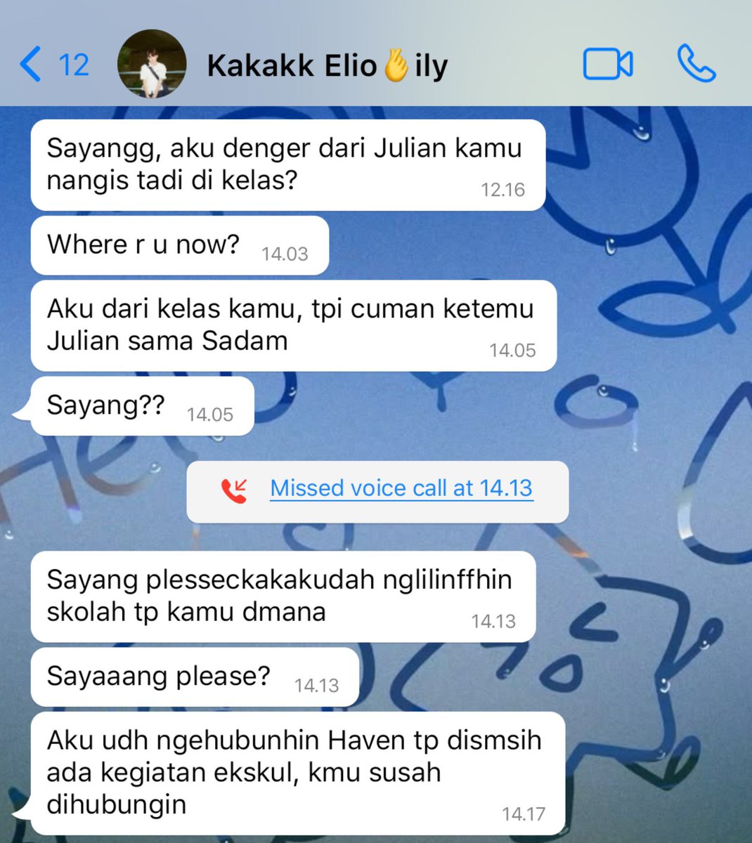 b4thecoffee's tweet photo. hoonkaeng haepkyung au - dd Erlangga kenapa? 😥 https://t.co/MHDh56q7Pq