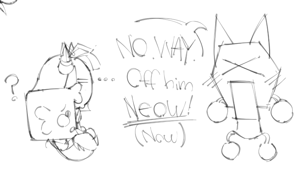 TeatonTheTeapot's tweet photo. I'll let the drawing speak for itself. #yatta #goob #scraps #dandysworldart https://t.co/CpaEsWPIsK