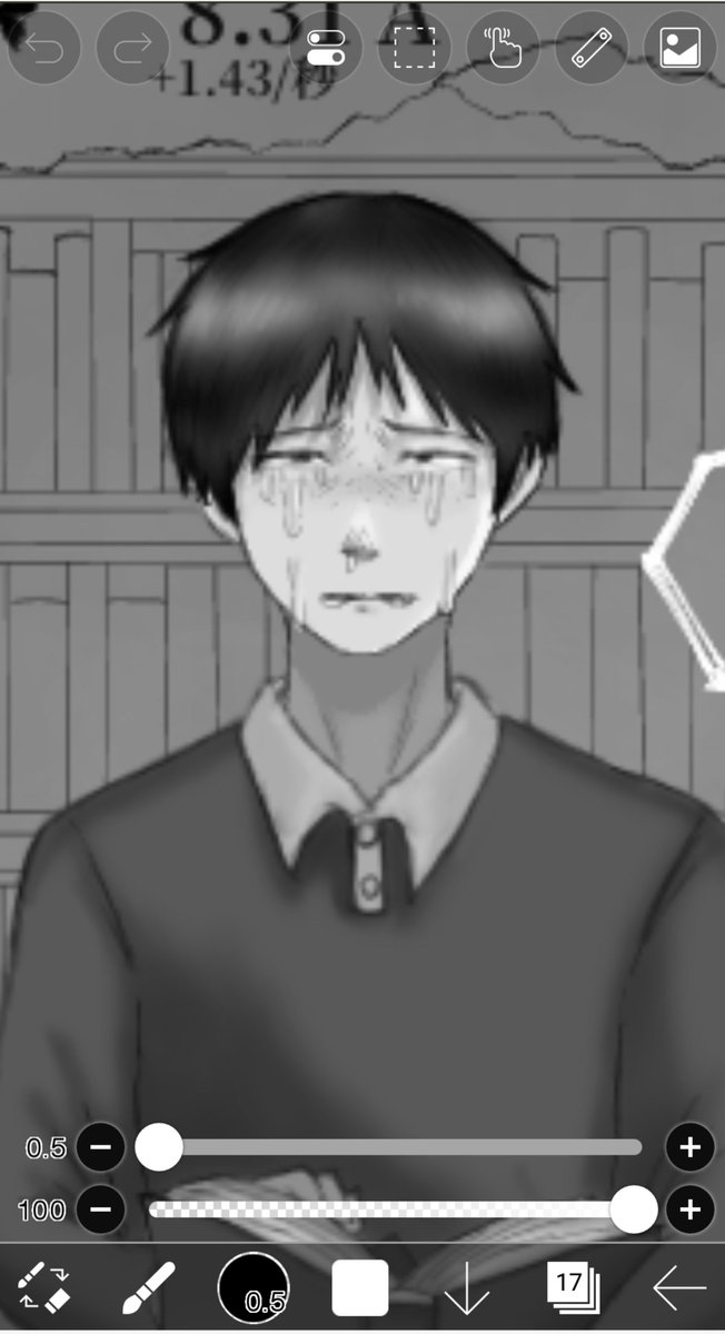 Ka_bi_Aka117's tweet photo. まだ描き途中なんだけど、この泣き顔ヒラガイがあまりにも良すぎたので見て欲しいｯｯｯｯ🫵😭✨ https://t.co/Wu0KAhPSsZ