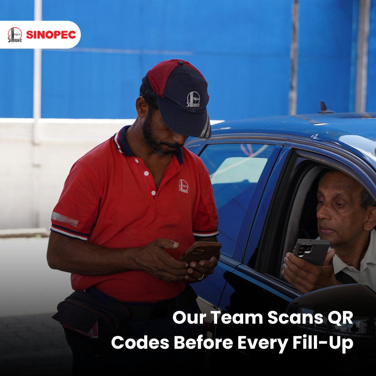 sinopec_lk's tweet photo. A quick QR code check is a mandatory part of our process before every transaction. Make sure you have your QR code ready!

#SinopecLanka #Sinopec #SinopecNews #ExploreSriLanka #CleanSriLanka #lka https://t.co/KJtsGDS2Jo