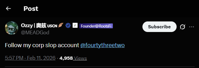 Idarisuxyz's tweet photo. this is literally a hidden gem.

Ozzy deployed and hide us a token named $POOD

0xb64b9727377a8b651df335ad152479da098b4b0c

Another account of Ozzy, we haven't noticed, is @fourtythreetwo
https://t.co/egTgRfBaiH

Click in its profile photo you see a ca on the left side 

14k
dyor https://t.co/FYytEl1du9