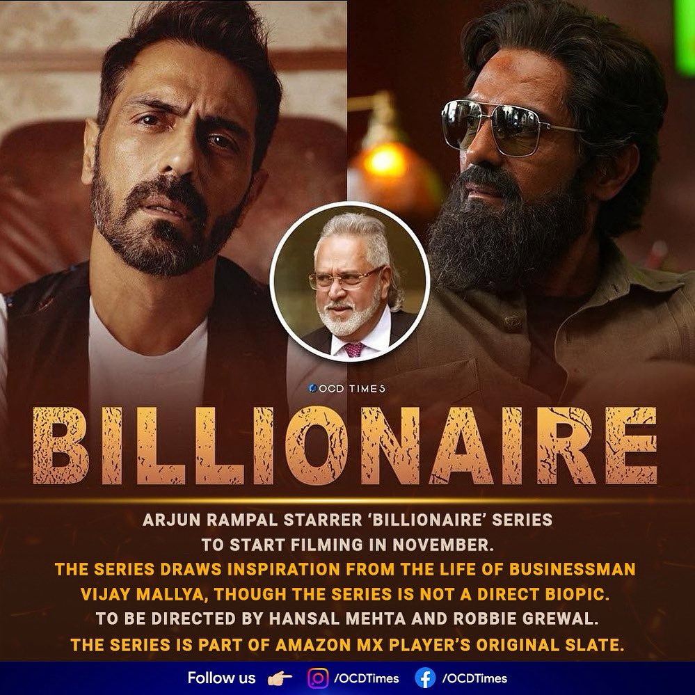 ocdtimes's tweet photo. #ArjunRampal's character is described as a businessman who rewrites the rules to build an empire of influence and ambition, with his pursuit of success eventually consuming everything around him.
.
#OCDTimes #HansalMehta #RobbieGrewal #AlmightyMotionPicture #AmazonMxPlayer https://t.co/7Lwv92wlM0