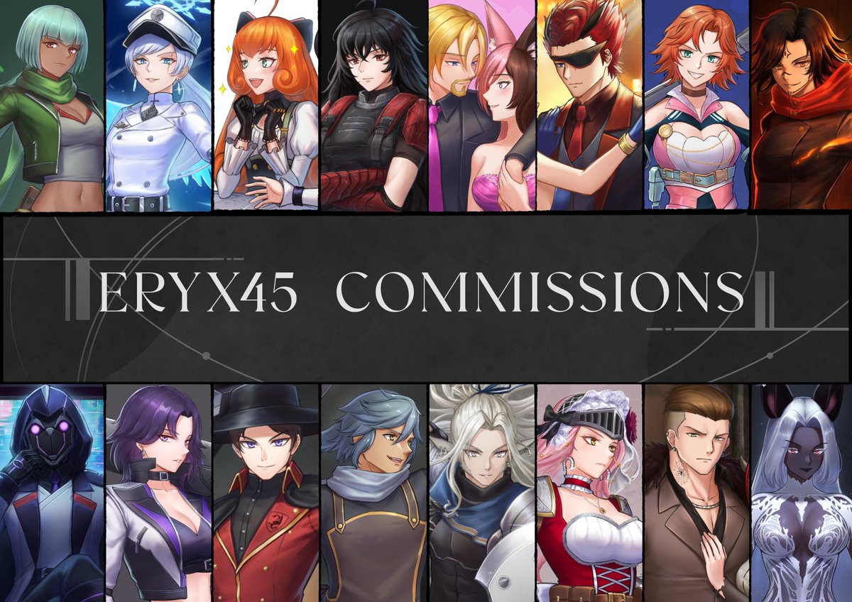 Eryx45__'s tweet photo. Hello there! Commissions are open again, more details in🧵 below
🔸️Or you can check here: https://t.co/0mY9dqTJT0
🔸️Waitlist: https://t.co/8BUEWxLPIO
Feel free to DM me for any inquiries / orders! Thank you! https://t.co/6xGVmUkawS