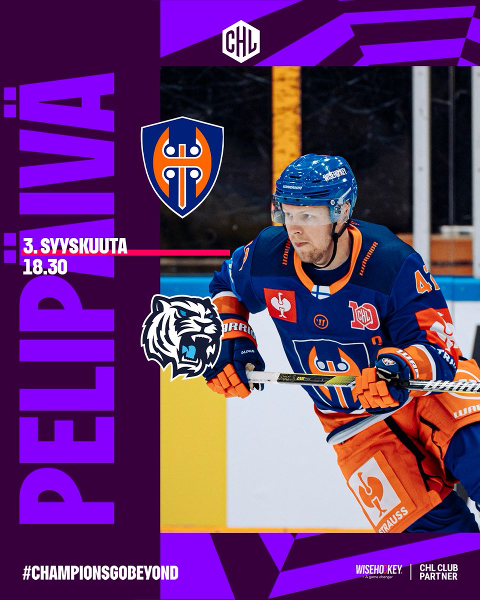 Tapparaofficial's tweet photo. Taistelu Euroopan mestaruudesta starttaa Hakametsässä 🔥

🏒 Tappara–Bílí Tygři Liberec klo 18.30
ℹ️ Ottelu pelataan Hakametsän jäähallissa
➡️ Kausikorttilainen, olethan lunastanut lippusi! https://t.co/P1gcYBwLlO