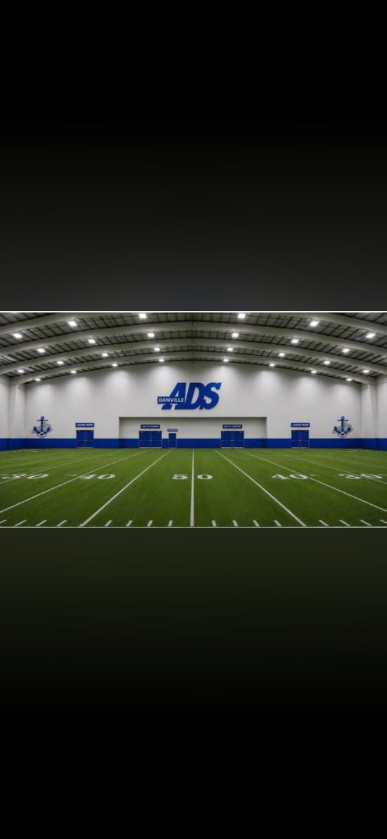 Gunnerfloyd__1's tweet photo. Danville High School has received approval for a new indoor practice facility just outside of Admiral Stadium per release.

The facility will feature:
• Turf for football and other sports
• Batting cages
• New locker rooms & training room
• New concessions area
• Men’s & women’s restrooms
• Officials locker room

Construction is expected to begin in the next couple of months, with completion estimated for 2027.