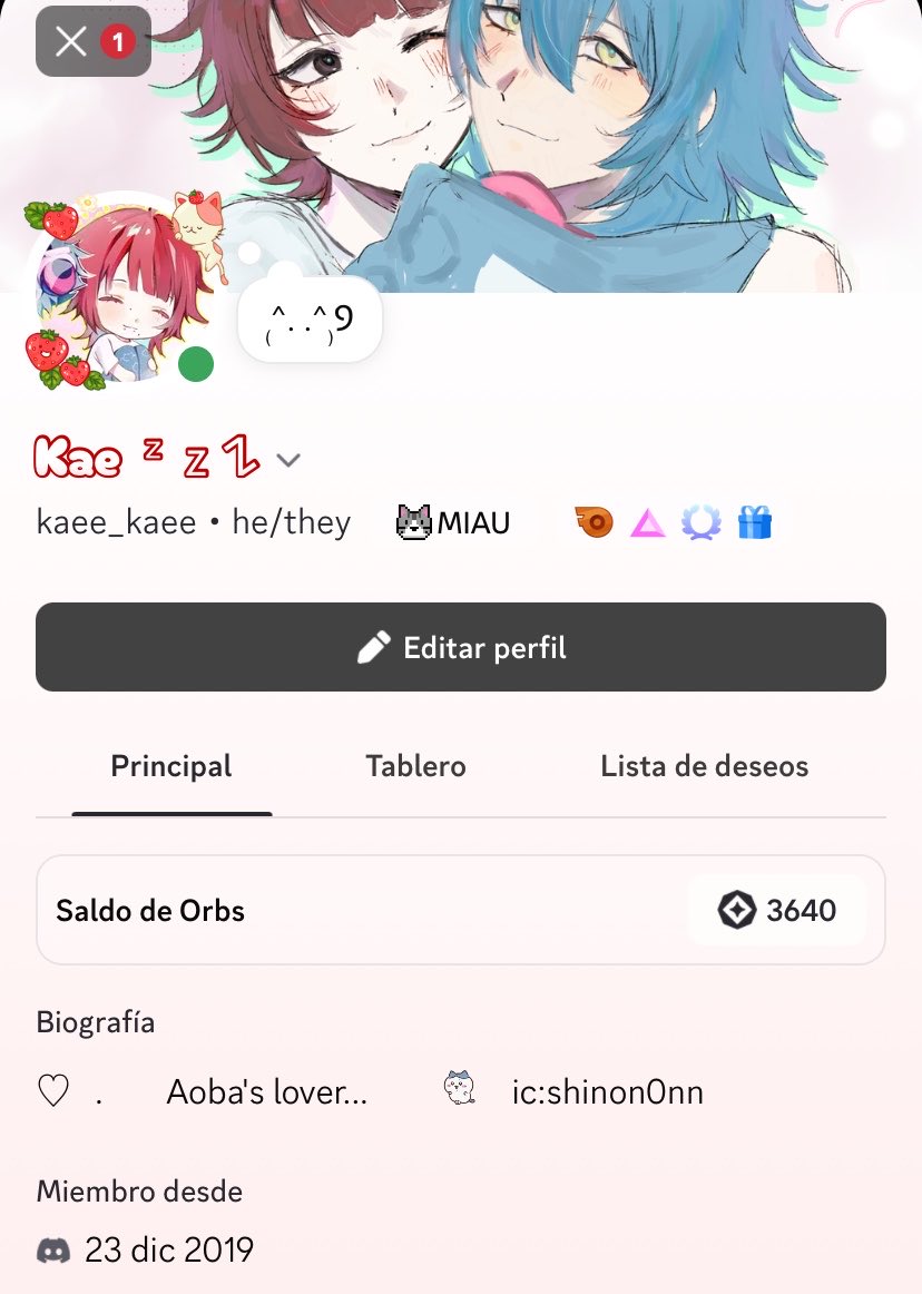 sokae_'s tweet photo. amo TANTO mi perfil de discord… https://t.co/cpjayPyhuD