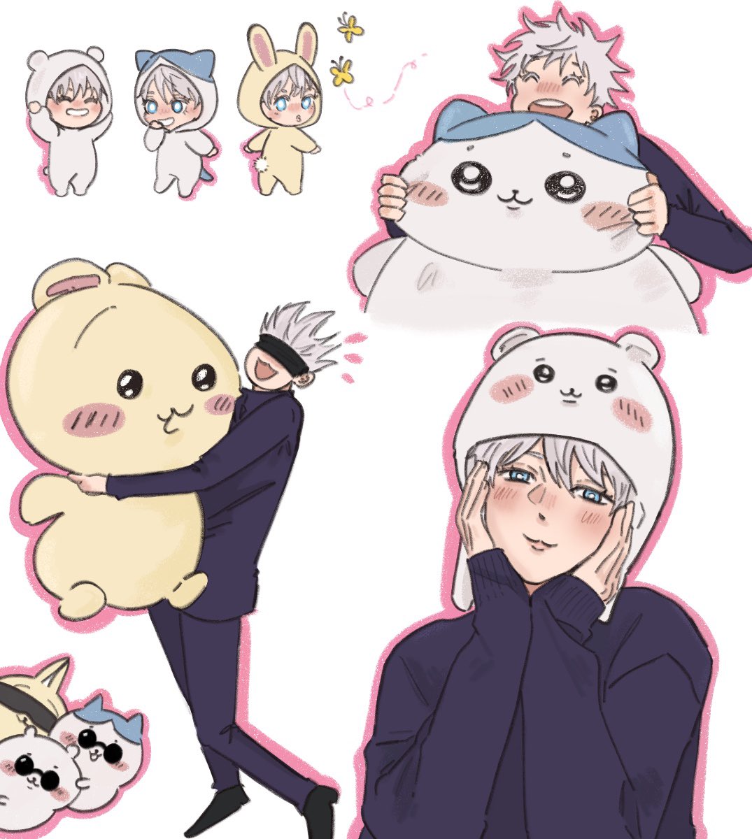 eldritcheaven's tweet photo. his natural aegyo #GojoSatoru https://t.co/KIaO4p5a6E