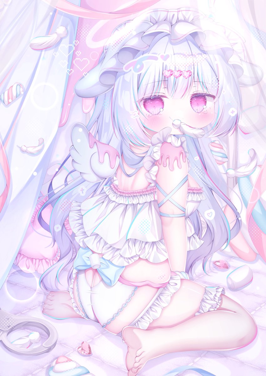 Rururun090's tweet photo. 好きなのに素直になれない...💗☁️

#イラスト #OCㅤㅤ  #illustration https://t.co/2B1UQMSAjf