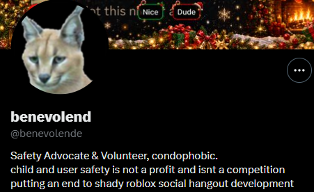 palall_'s tweet photo. @benevolende @Shedletsky @KabutoKing_ "safety advocate"
*proceeds to run his personal vendetta against a sfoth player just because he's looped in game for this exact autistic attitude and is literally dunking on ruben sim himself*
like what are you, retarded?
i also saw you dressing in zesty trans avatar too btw https://t.co/bDG78UQboq