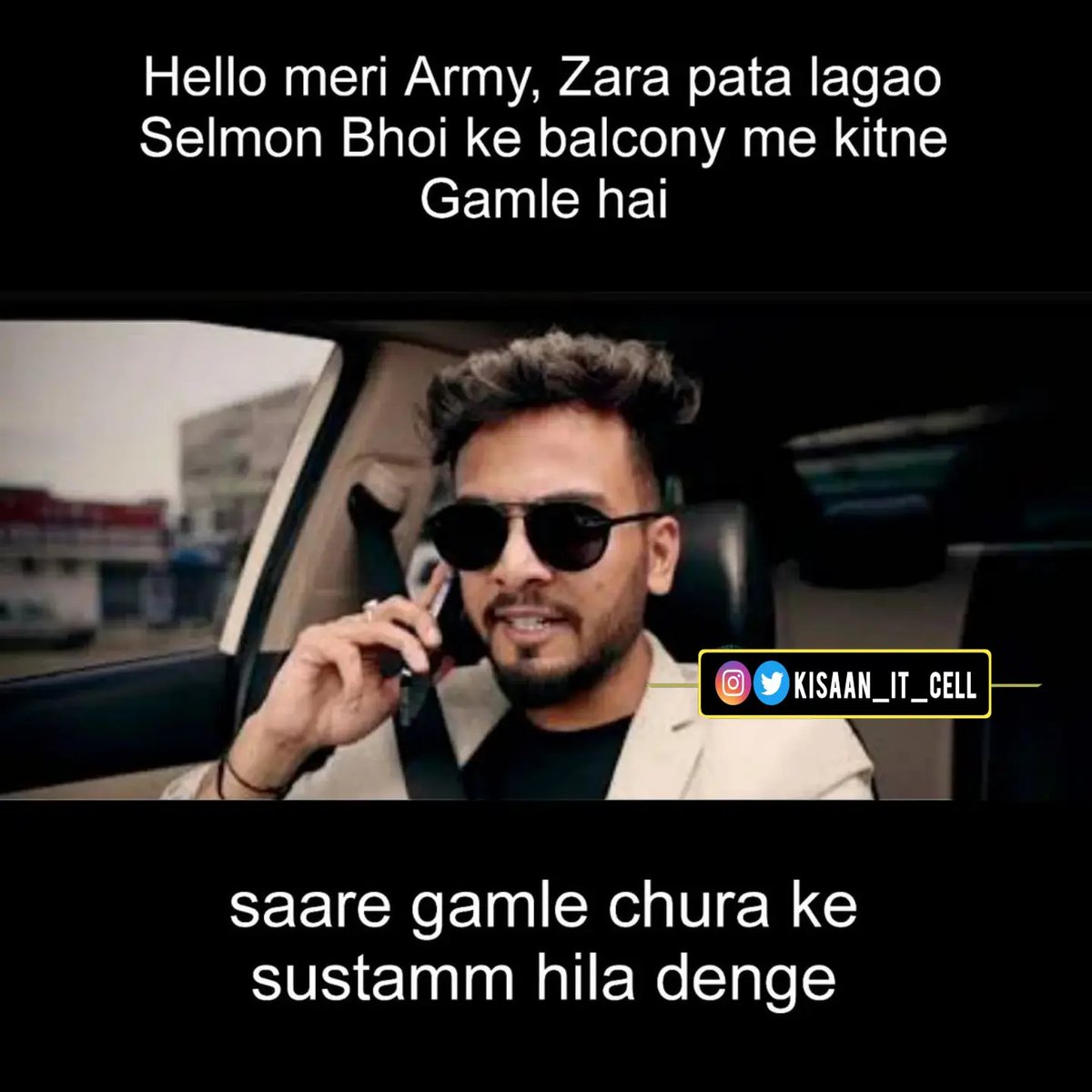 KrishnaKum89483's tweet photo. Guys, please keep your gamla safe! 😂 These days, Elvish and his army are on a full-on gamla stealing mission. 🚨🪴 Hide your gamla before it’s too late! 😭😂

Sallu Bhai specially U😂

#ElvishYadav #GamlaChor
#ElvishArmy 

#FukraInsaan #AbhishekMalhan https://t.co/9K5eiIbhkm
