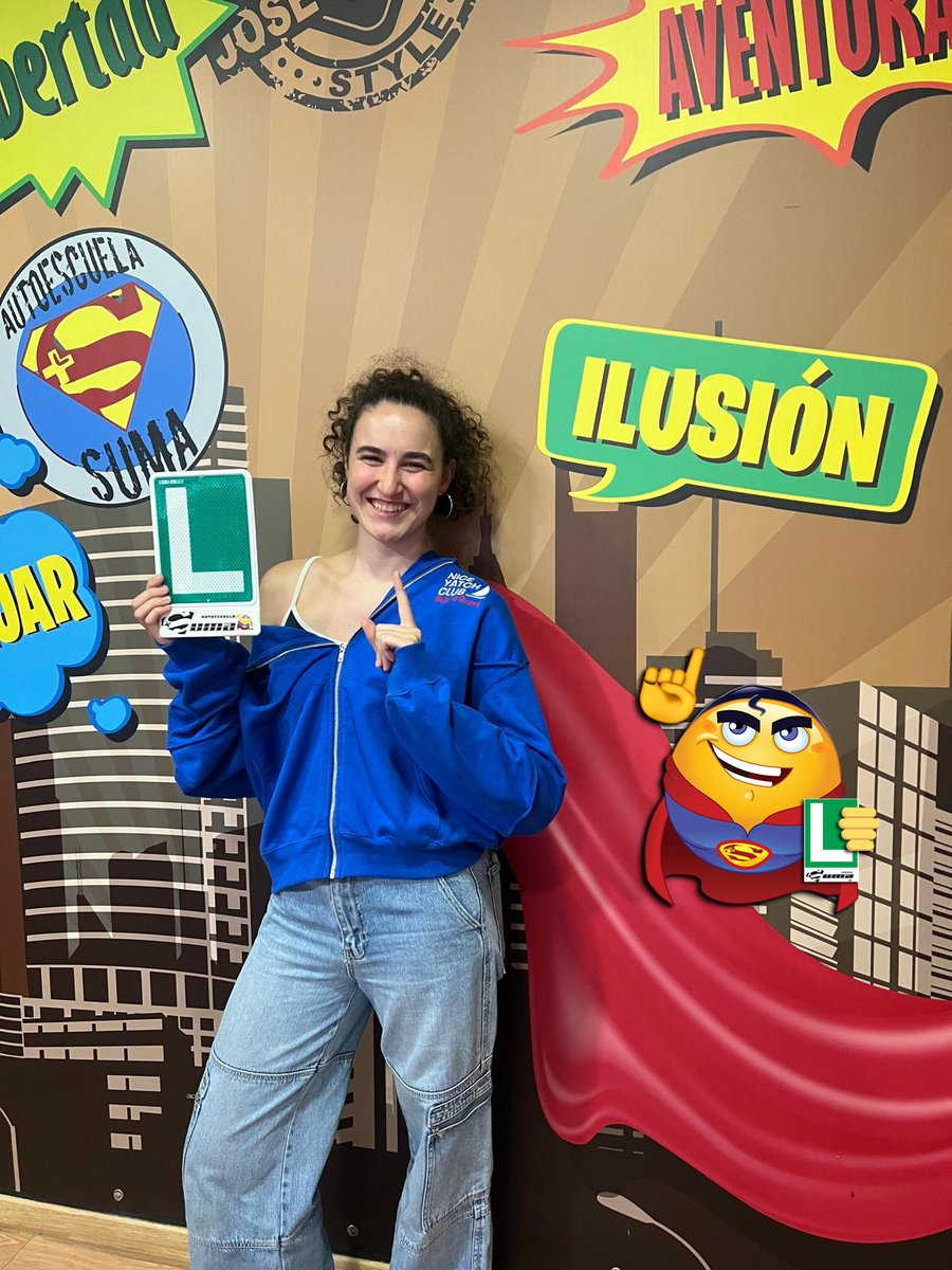 SUMA_2017's tweet photo. HOY ES NUESTRA AMIGA NAIA LA QUE CON UNA SONRISA😄 DE OREJA A OREJA, SE DESPIDE DE NOSOTR@S LUCIENDO CAPA, "L" Y SEÑALANDO CON EL INDICE HACIA ARRIBA PARA DECIR ESO DE "CON SUMA, MI CARNET A LA PRIMERA"💪🚘👆
ENHORABUENA, GRACIAS POR CONFIAR EN NOSOTR@S
L@S MEJORES ESTÁN EN SUMA. https://t.co/dmkx9wdtkU