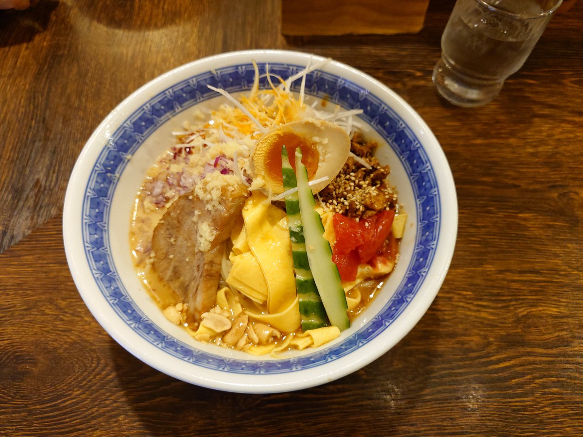 GARi_CO's tweet photo. 麺恋処き楽
まだ食べてなかったので駆け込み冷やし中華
最後つけ麺のようにスープ割りしてくれるのよいですわ https://t.co/jql2anDQVK