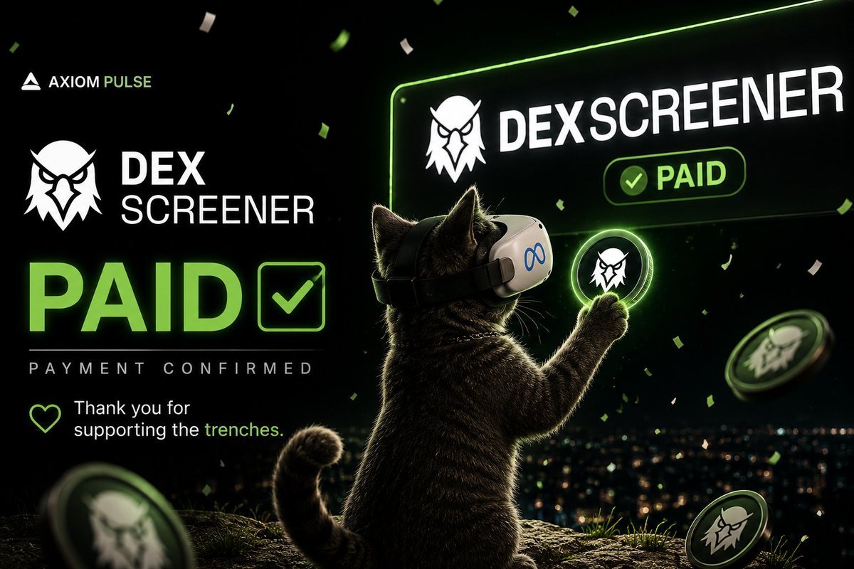 VRCAT_RH's tweet photo. $VRCAT is officially listed on dexscreener https://t.co/w6AtLf7oRp