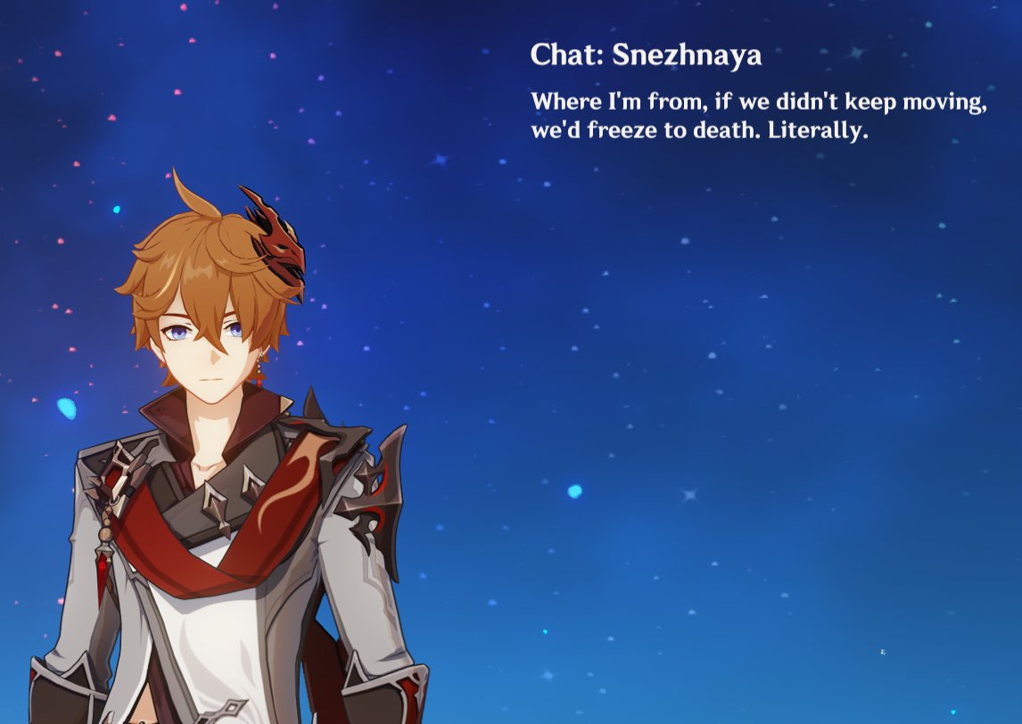 caprisun_diem's tweet photo. The amount of times I afk'd in Snezhnaya and died https://t.co/SwVD8xpCsV