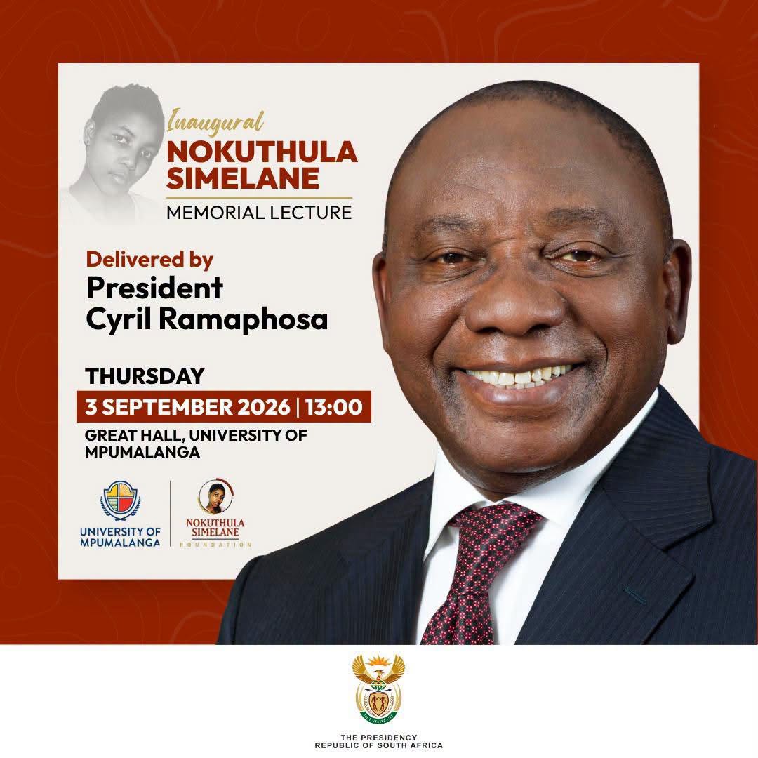 MpumalangaGov's tweet photo. 📢 HAPPENING TODAY!
#MpumalangaAProvinceThatWorksForAll #NokuthulaSimelane #MemorialLecture #LocalGovernment #TLPPrayer https://t.co/cFDfyWKHKe