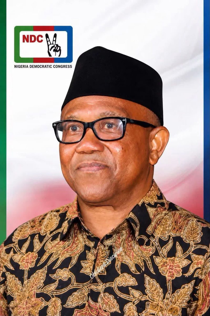 ziter001's tweet photo. The greatest fraud of the 2027 elections is "the opposition cannot win without coming together," manufactured by very lazy politicians looking for power.

To set the record straight, APC did not defeat PDP in 2015; the people did, by simply rallying behind APC/Buhari.

Well-meaning Nigerians can defeat APC/Tinubu by rallying behind NDC/PeterObi. We just need to put in the hard work of planning, organizing, and protecting our votes.

A New Nigeria is POssible ✌️