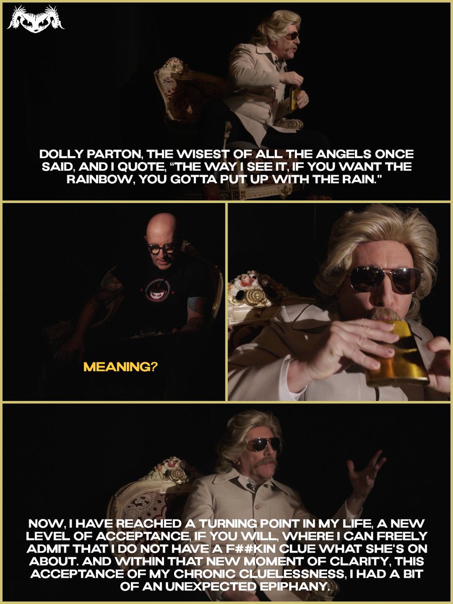 puscifer's tweet photo. Billy D.: “𝘐 𝘢𝘮 𝘵𝘩𝘦 𝘱𝘩𝘺𝘴𝘪𝘤𝘢𝘭 𝘮𝘢𝘯𝘪𝘧𝘦𝘴𝘵𝘢𝘵𝘪𝘰𝘯 𝘰𝘧 𝘱𝘢𝘳𝘰𝘭𝘦 𝘷𝘪𝘰𝘭𝘢𝘵𝘰𝘳.”

Catch us on the road this fall as we trek across the globe: EU/UK, Latin America, Australia, New Zealand, Japan &amp; Hawaii.

Dates and tickets: https://t.co/MDvjrgy2Qp https://t.co/PCGW5QSH6i