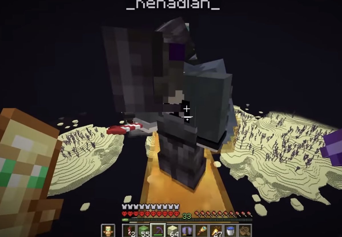filletfritter's tweet photo. big fan of the way wifies makes his minecraft character fully conk the fuck out when he goes afk https://t.co/m0UidjiH9e