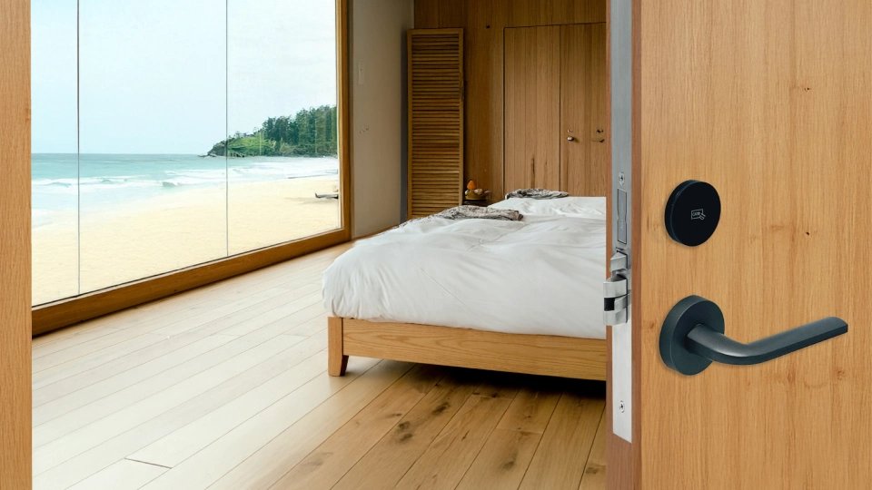 InterioBuilding's tweet photo. 🚪 AIDO Hotel Lock brings together design, security and smart technology for the modern hotel room.
Discover how intelligent locking solutions are creating safer.
#AIDOHotelLock #HotelSecurity #SmartHotel #HotelDesign #HospitalityTechnology #SmartLock https://t.co/UOYecGRxck