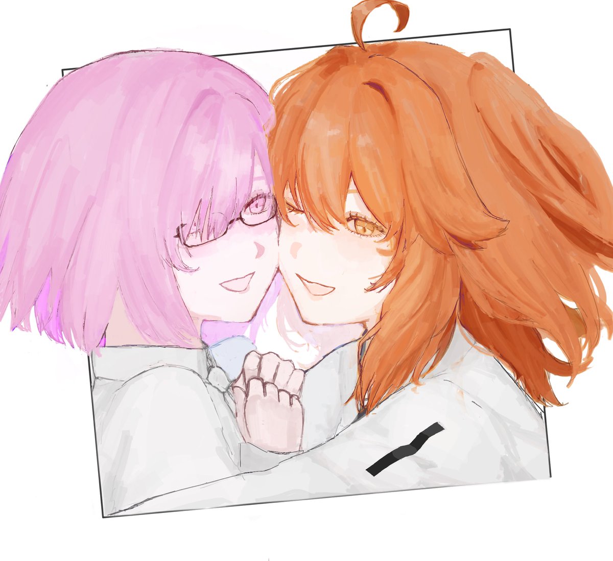 4848Syasya's tweet photo. リクエストいただいていたぐだ子とマシュです！
リクエストありがとうございました💕 https://t.co/uv8tx5U0e0