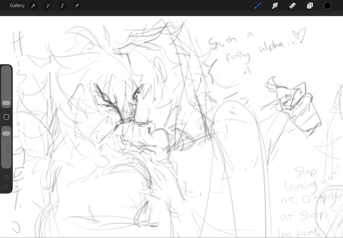 freakazoid_9's tweet photo. I wish one day to become an artist who can post their sketches and for it to not be incomprehensible scribbles and sloppy gibberish this is so cooked https://t.co/C0FK2b1yNI