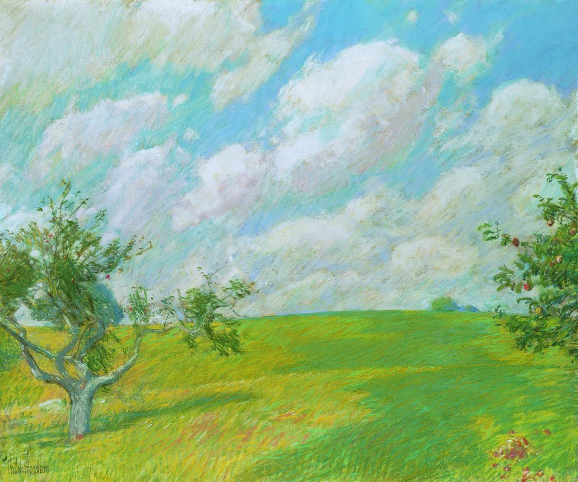 agenersurrell's tweet photo. Bon dia
Núvols de setembre, 1891
Childe Hassam https://t.co/fMpaQUfgNT