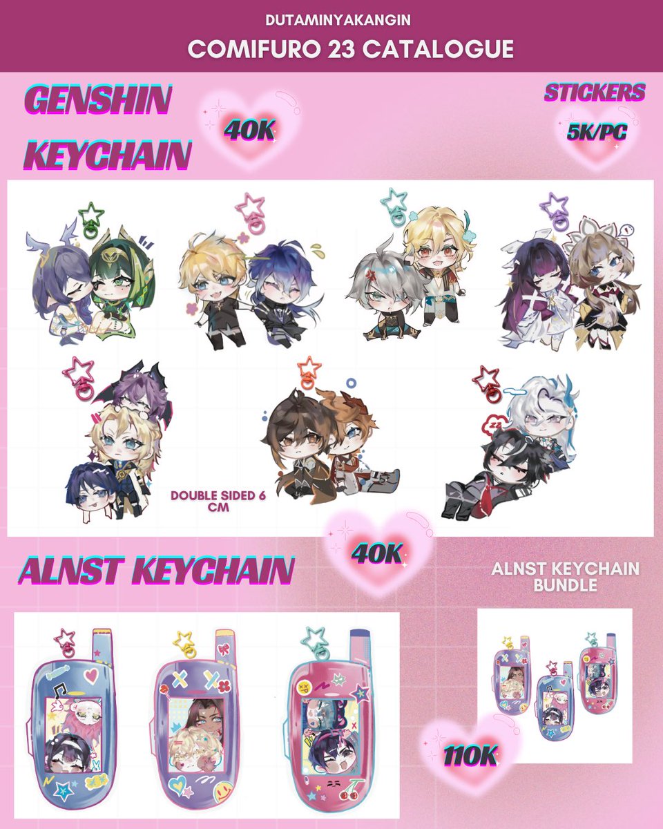 dutaminyakangin's tweet photo. [ ♥️ + retweets are very very much appreciated]

dutaminyakangin's #CF23 PO 2 is here!! + a giveaway !

More info on bow to join below!

⏳3 Sept-10 Sept
Genshin Impact, ALNST, 2ha, Thousand Autumns, MDZS
✉️ Day 1+ 2 pickup, Mail Order
🖇️https://t.co/yTxJamdWuV https://t.co/3ASz0unydZ