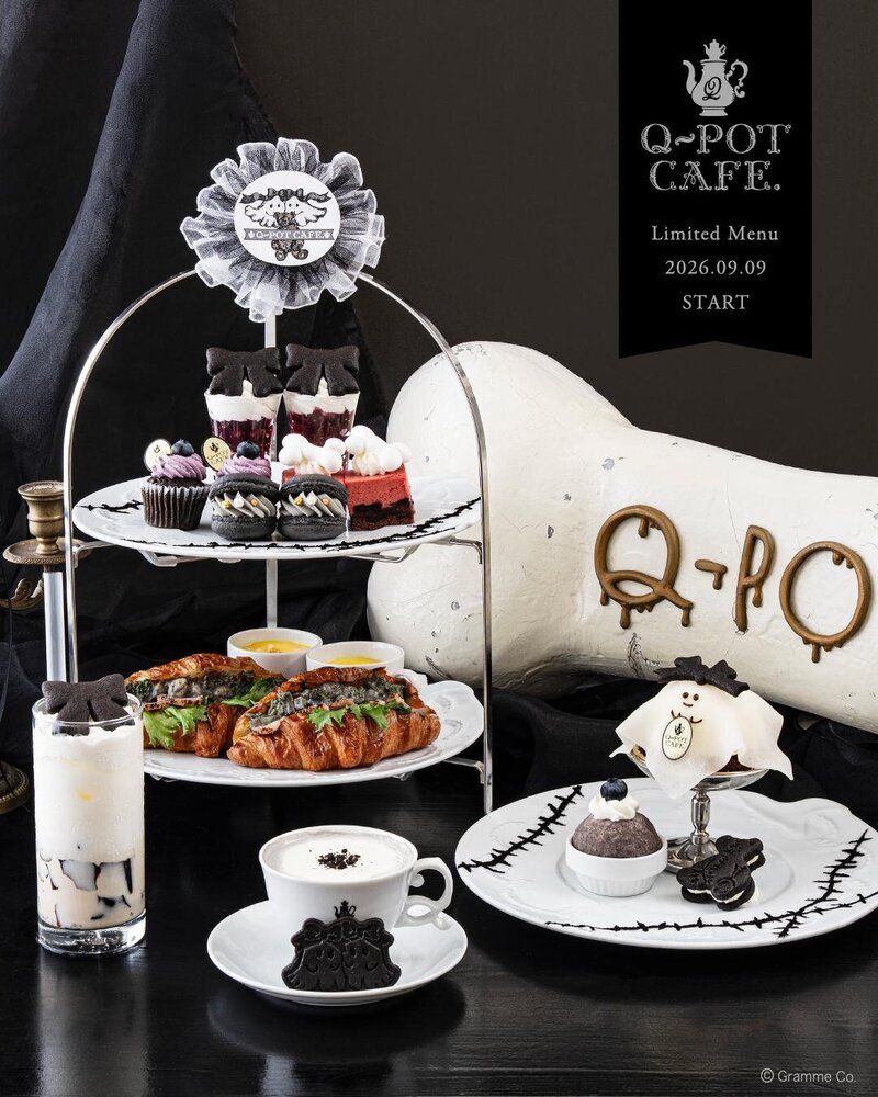 fashionpressnet's tweet photo. Q-pot CAFE.のハロウィン、双子ゴーストのアフタヌーンティー＆ふんわりオバケちゃんのケーキ - https://t.co/7Wapo2YGRV https://t.co/ExEISEGRlb
