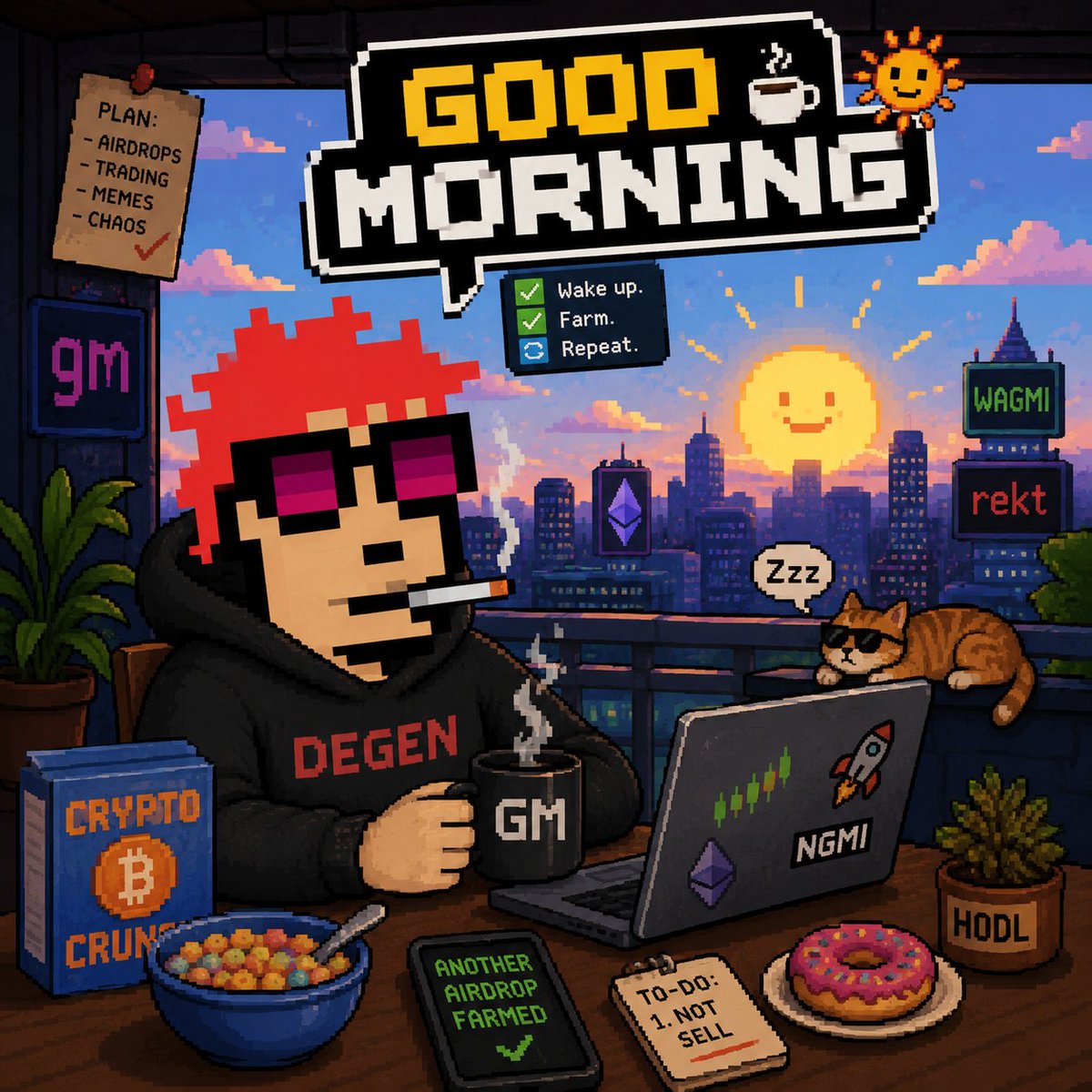 kairo_web3's tweet photo. Good morning crypto fam ☀️ https://t.co/XJMHeuIwlE
