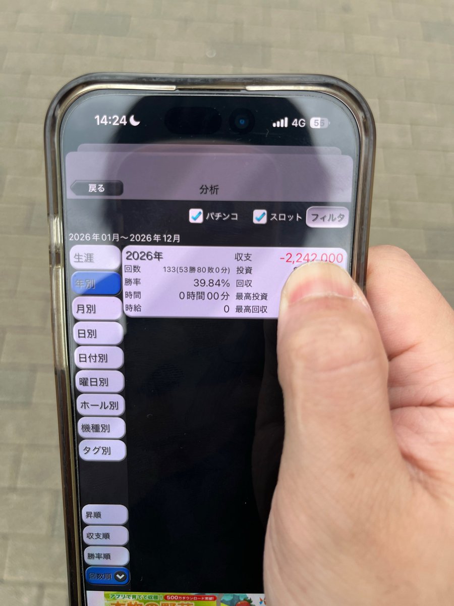 Teenda0202's tweet photo. 【ご報告】
『ほぼ全財産』無くなりました。

❶株
-777万

❷スロ
-224万

【今年の収支、合計】
-1001万円

７
年
間
貯
め
た1000万円

❸今後の人生
年金もないしどうしたらいいんだろうか

本日21時、1万取り返すジャグラー生放送 https://t.co/Wwg23YX3bh