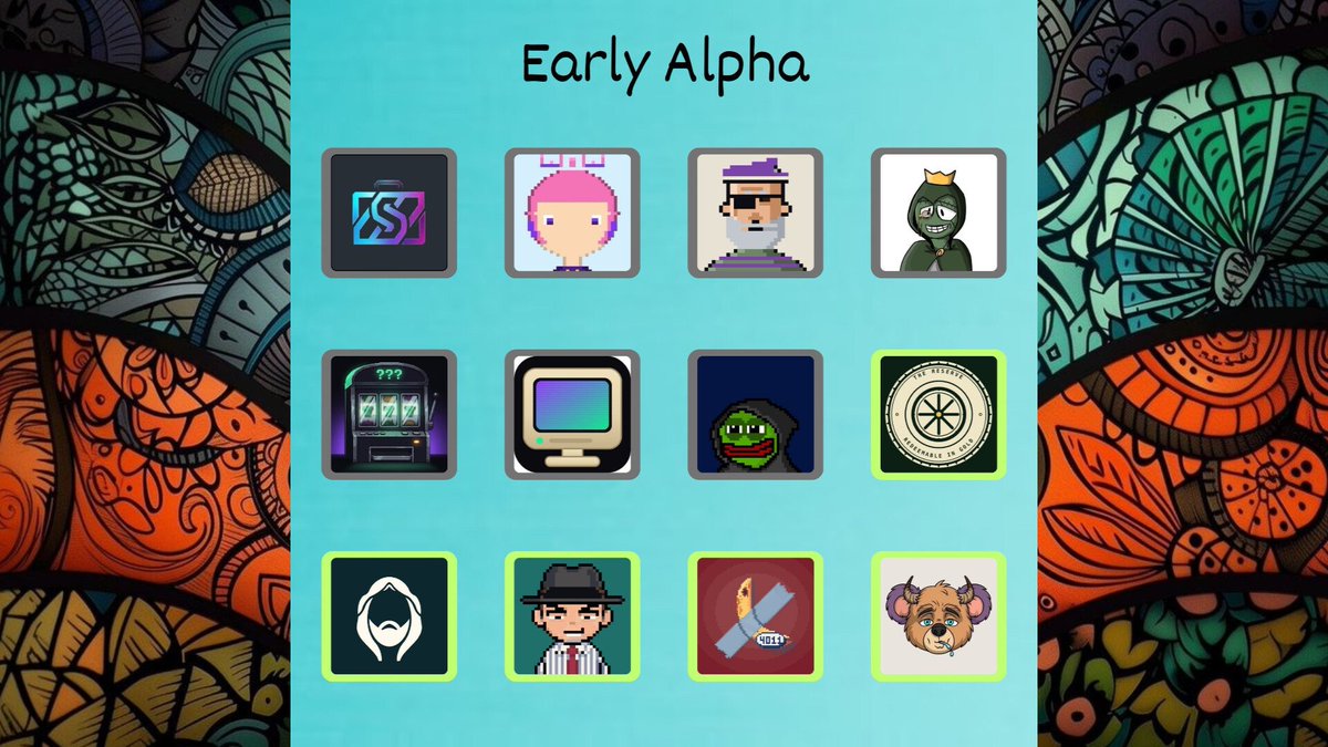 PikoBby's tweet photo. EARLY ALPHA NFT PROJECTS TO WATCH 👀

A few NFT projects I’m keeping on my radar before the crowd arrives.

SOLANA 🟣

➨ @solanabrokers
↳ Supply: 3,333 | Price: FREE

➨ @LidioArts
↳ Supply: 10K | Price: TBA

➨ @oldsolpeople
↳ Supply: 5,555 | Price: TBA

➨ @madrenzsolana
↳ Supply: 7,000 | Price: TBA

➨ @SolanaMachines
↳ Supply: 3,333 | Price: TBA

➨ @soltrons22
↳ Supply: 4,444 | Price: TBA

➨ @Fogsaga_Sol
↳ Supply: 9,997 | Price: TBA

━━━━━━━━━━━━━━

ROBINHOOD Chain..!!

➨ @TheReserve_rh
↳ Supply: 1,913 | Price: TBA

➨ @Kanz_rh
↳ Supply: TBA | Price: TBA

➨ @Boilerbrokers
↳ Supply: 3,333 | Price: TBA

➨ @banana4011nft
↳ Supply: 9,000 | Price: TBA

➨ @Borosnfts
↳ Supply: 3,333 | Price: TBA

Early ≠ guaranteed.

Do your own research before apeing. 

Save this list. More alpha soon. 👀