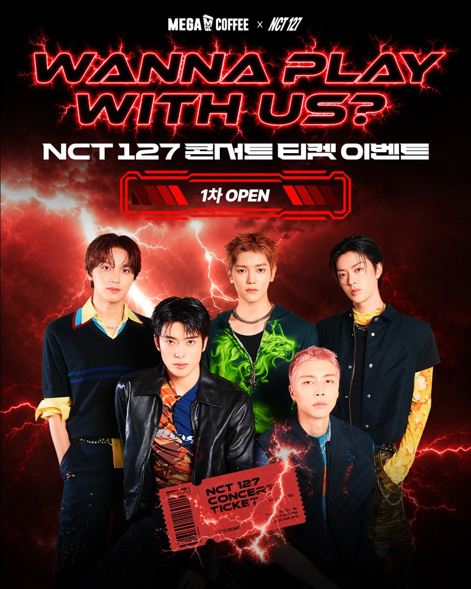 mega_mgc_coffee's tweet photo. 📟 𝗡𝗖𝗧 𝟭𝟮𝟳 𝗖𝗢𝗡𝗖𝗘𝗥𝗧 𝗧𝗜𝗖𝗞𝗘𝗧 𝗘𝗩𝗘𝗡𝗧 𝟭𝘀𝘁

NCT 127 콘서트 신나게 즐길 준비 됐어?

메가MGC커피에서 진행하는
콘서트 티켓 이벤트가 오늘부터 시작이야!

메가MGC커피 세트 메뉴 마시고,
콘서트 티켓의 주인공 돼보자고! 💚

-
너를 노래해⠀
메가MGC커피⠀
-⠀

@NCTsmtown_127 #NCT127
#메가MGC커피 #메가스테이션